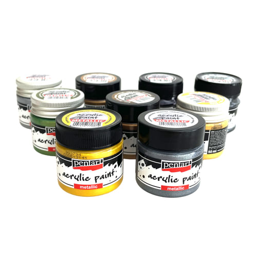 Akrylová metalická farba 50 ml Akrylová metalická farba 50 ml
