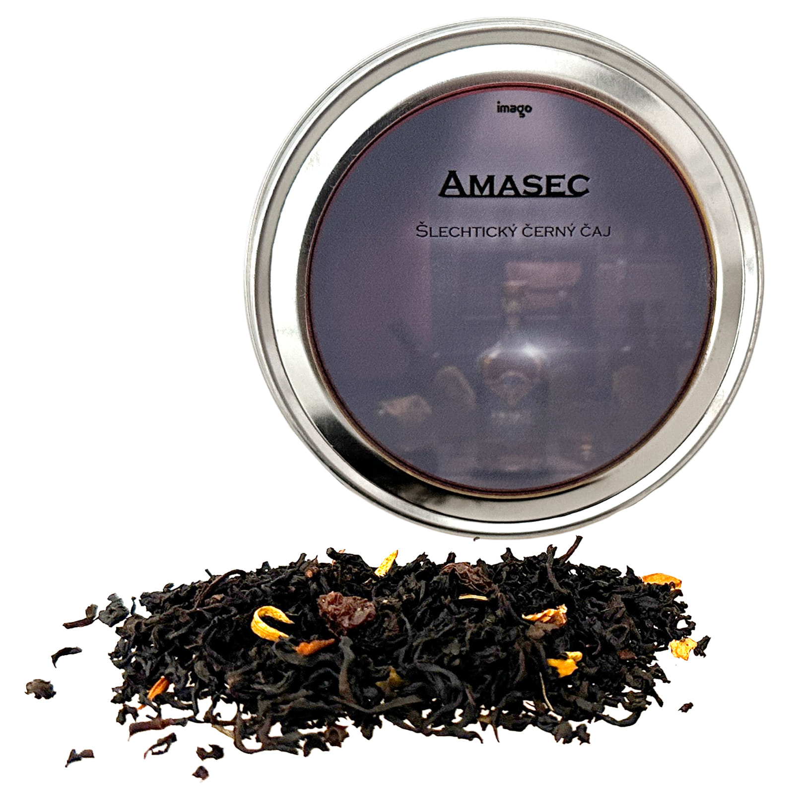 Amasec - Šľachtický čierny čaj v plechovej krabičke
