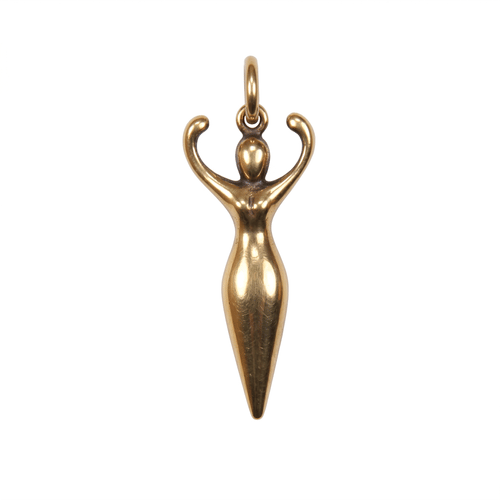 Amulet bronzová bohyně