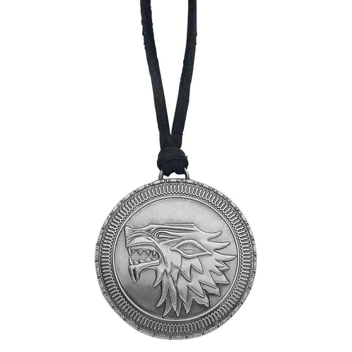 Levně Amulet Game of Thrones - znak Starků De Luxe