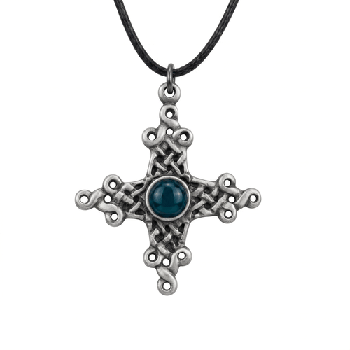 Amulet propletený kříž