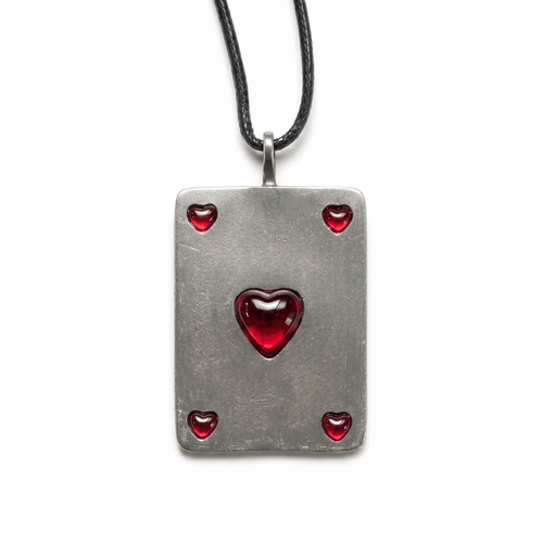 Amulet Srdcové eso