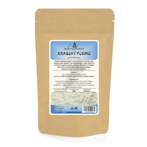 Arabský puding Salep Arabský puding Salep