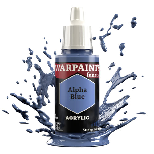 Army Painter: Warpaints Fanatic - Alpha Blue Army Painter: Warpaints Fanatic - Alpha Blue