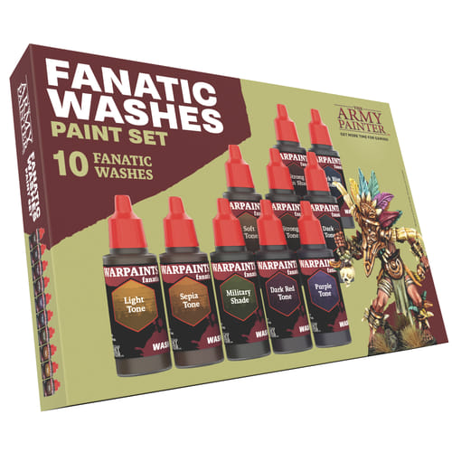 Levně Army Painter: Warpaints Fanatic - Washes Paint Set