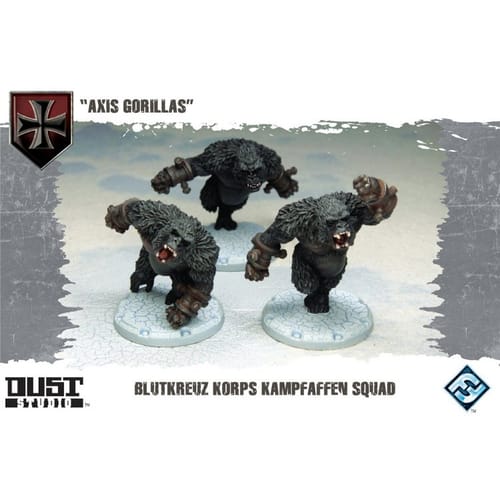 Dust Tactics: Axis Gorillas - Blutkreuz Korps Kampfaffen Squad Dust Tactics: Axis Gorillas - Blutkreuz Korps Kampfaffen Squad