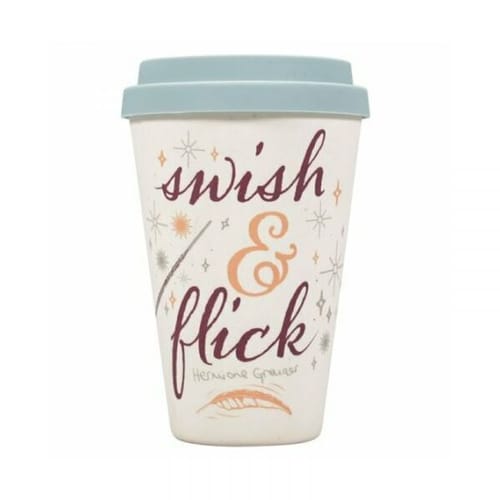 Cestovný bambusový hrnček Hermióny Grangerovej - Swish and Flick Cestovný bambusový hrnček Hermióny Grangerovej - Swish and Flick