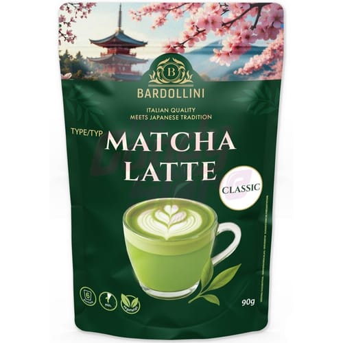 Bardollini instantný mliečny nápoj matcha Latté, 90 g Bardollini instantný mliečny nápoj matcha Latté, 90 g