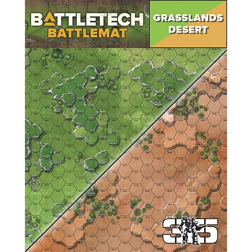 BattleTech Battle Mat: Grasslands Desert