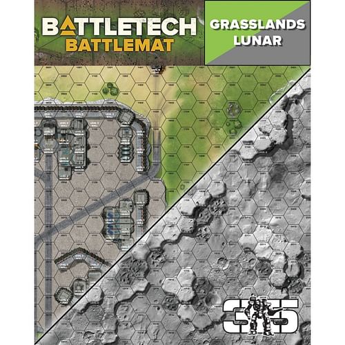 BattleTech Battle Mat: Grasslands Lunar