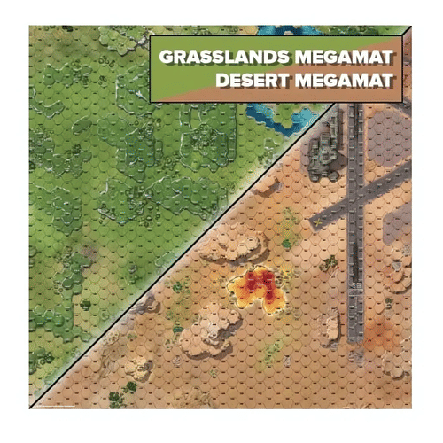Battlech Battle Megamat - púšť / trávnaté porasty Battlech Battle Megamat - púšť / trávnaté porasty