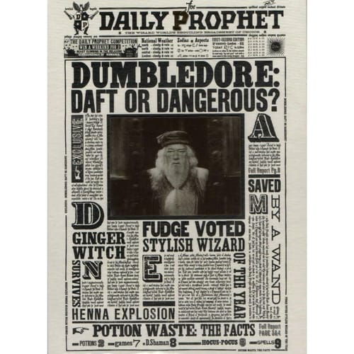 Blahoželanie Harry Potter 3D - Dumbledore: Zmätený, alebo nebezpečný? Blahoželanie Harry Potter 3D - Dumbledore: Zmätený, alebo nebezpečný?