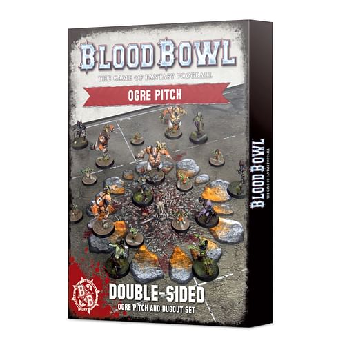 Blood Bowl - Ogre Team Pitch & Dugouts