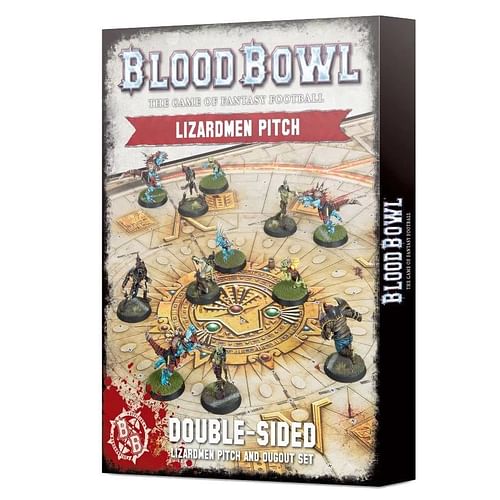 Blood Bowl - Lizardmen Pitch & Dugouts