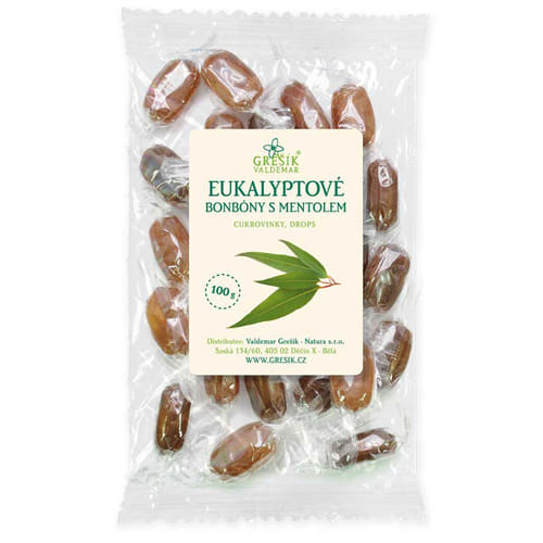 Eukalyptové cukríky 100g Eukalyptové cukríky 100g