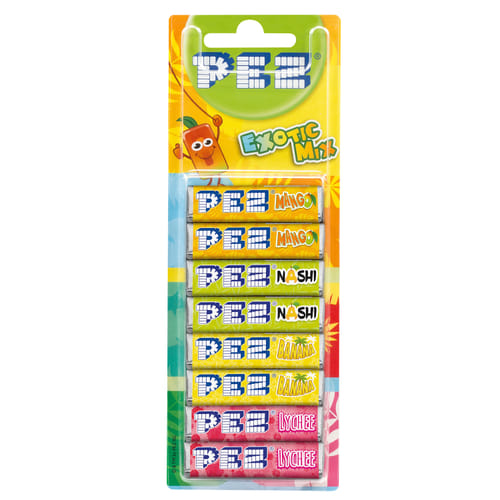 Cukríky PEZ - Exotic Mix Cukríky PEZ - Exotic Mix