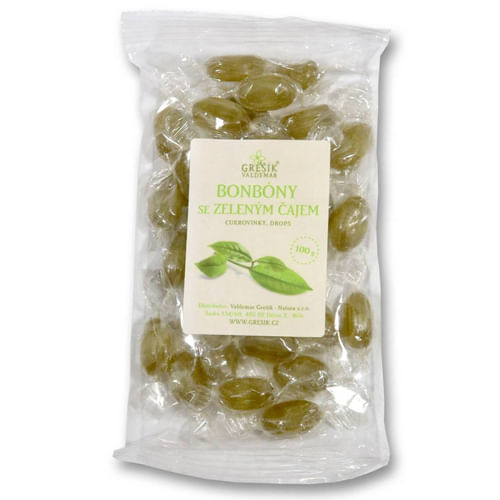 Cukríky so zeleným čajom Cukríky so zeleným čajom