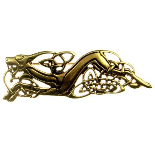 Bronzová brošňa Keltské zviera Bronzová brošňa Keltské zviera