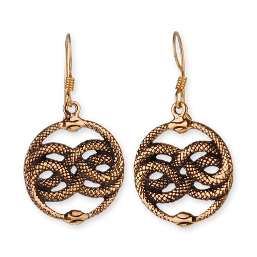 Bronzové náušnice Auryn
