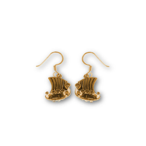 Bronzové náušnice Drakkar Bronzové náušnice Drakkar