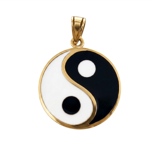 Bronzový amulet Jin Jang
