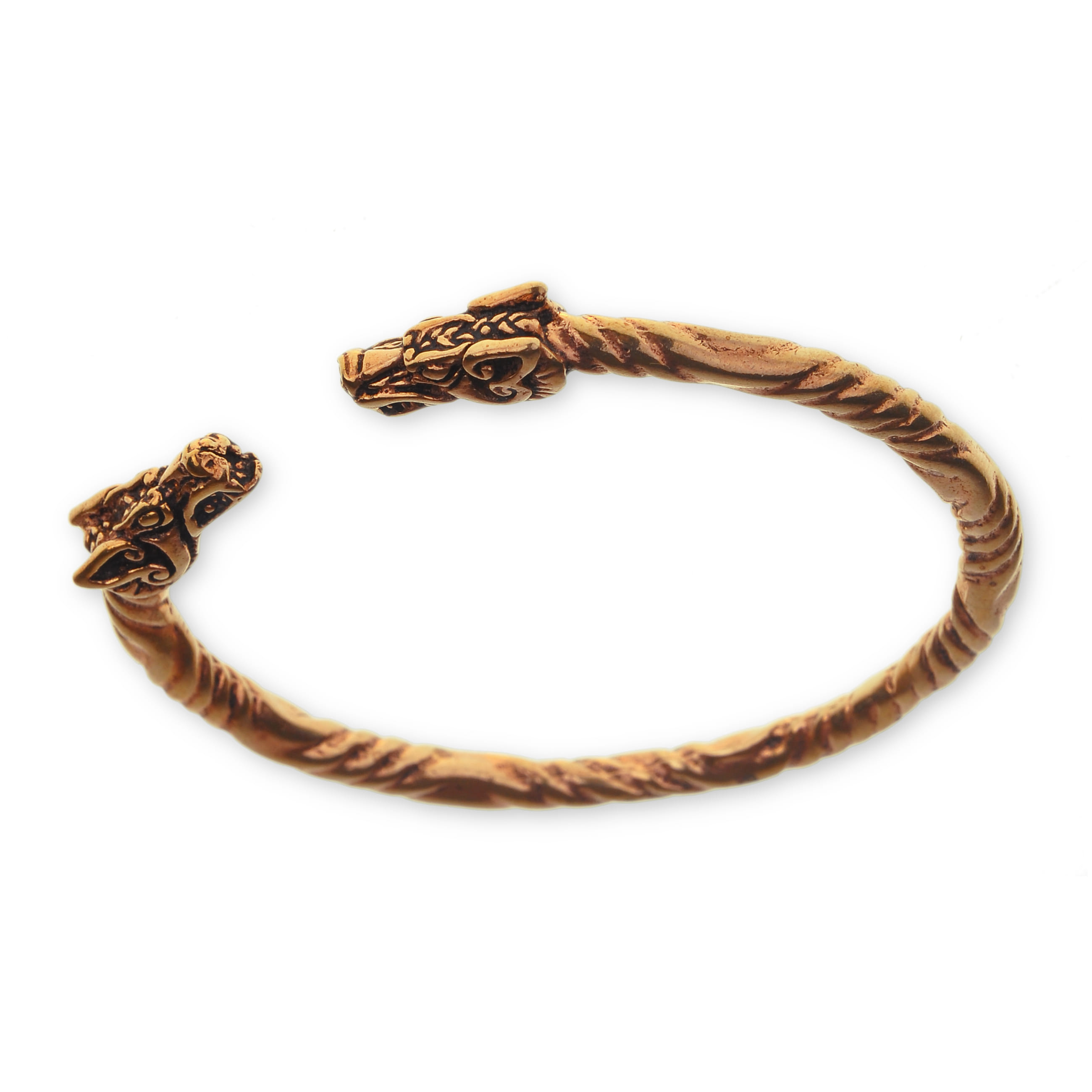 Bronzový náramok Zúrivý pes