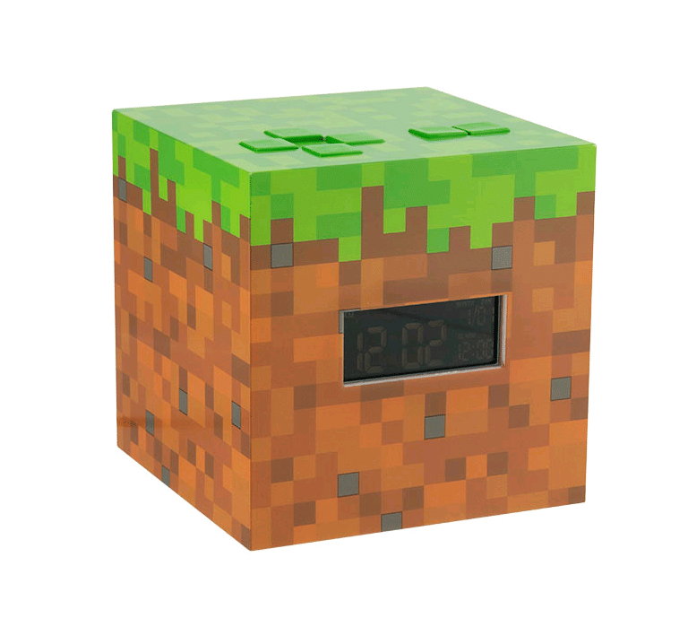 Budík Minecraft Grass Block