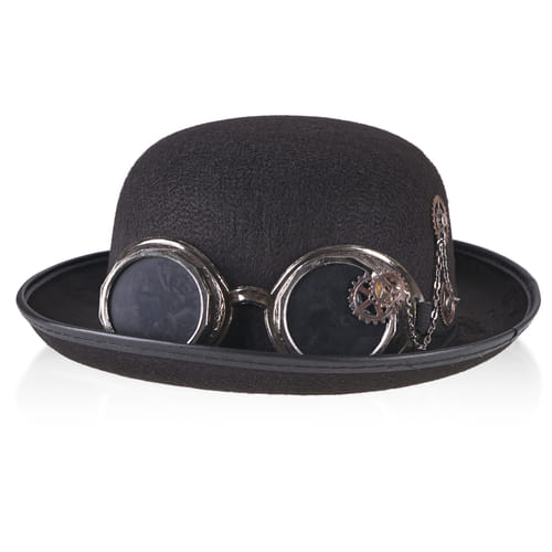 Buřinka Steampunk s okuliarmi Buřinka Steampunk s okuliarmi