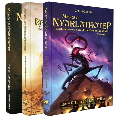 Call of Cthulhu RPG: Masks of Nyarlathotep Slipcase Set Call of Cthulhu RPG: Masks of Nyarlathotep Slipcase Set