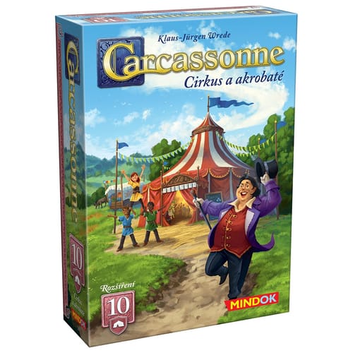 Levně Carcassonne rozšíření 10: Cirkus a akrobaté (edice 2025)