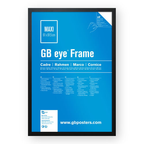 Rám na plagát - farba čierna Rám na plagát - farba čierna