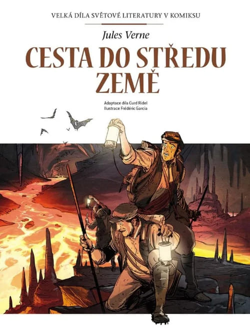 Levně Cesta do středu Země - Velká díla světové literatury v komiksu