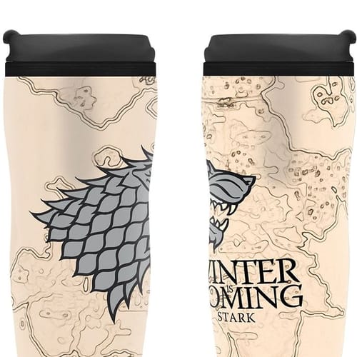 Levně Cestovní hrnek Game of Thrones - Winter is Coming
