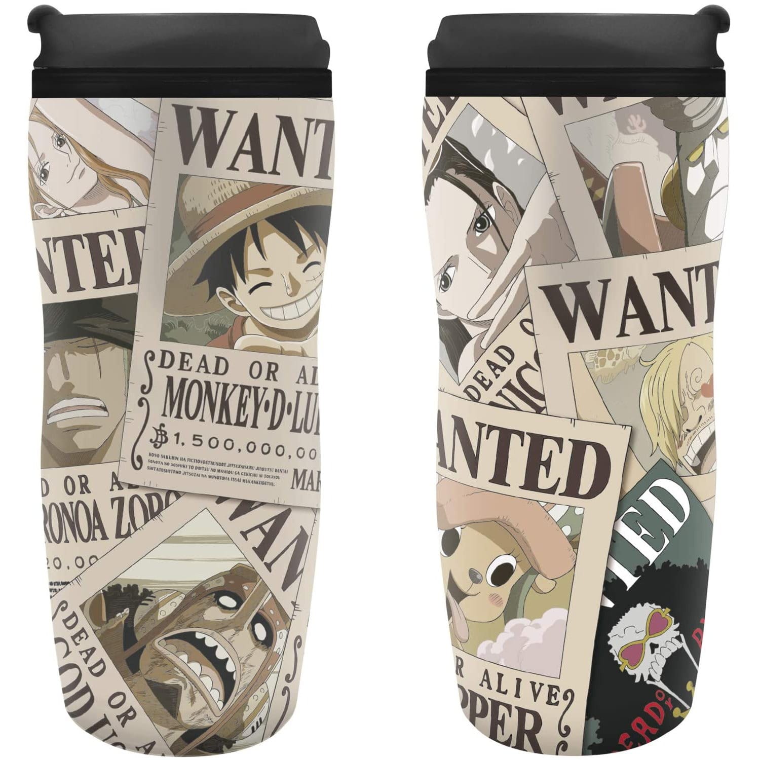 Cestovný hrnček One Piece - Wanted