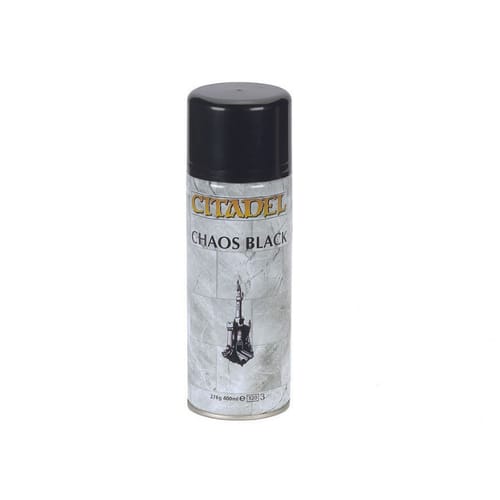 Citadiel Spray Paints: Chaos Black Spray Citadiel Spray Paints: Chaos Black Spray