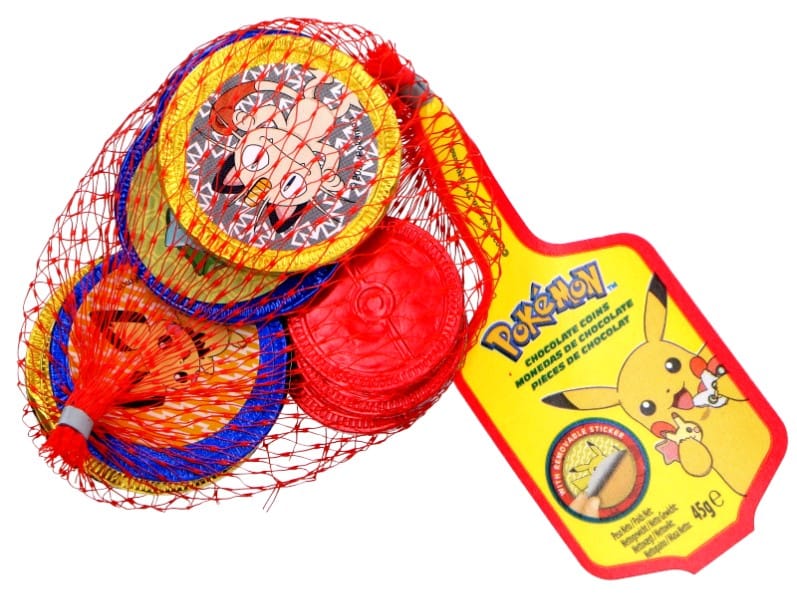 Čokoládové mince Pokémon (45 g)