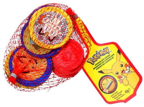 Levně Čokoládové mince Pokémon (45 g)