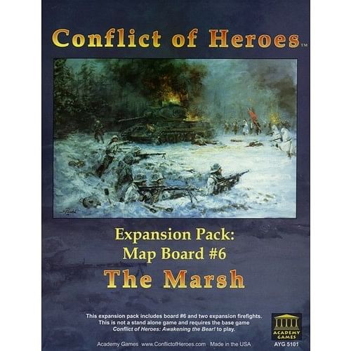 Conflict of Heroes: Map Board 6 - The Marsh