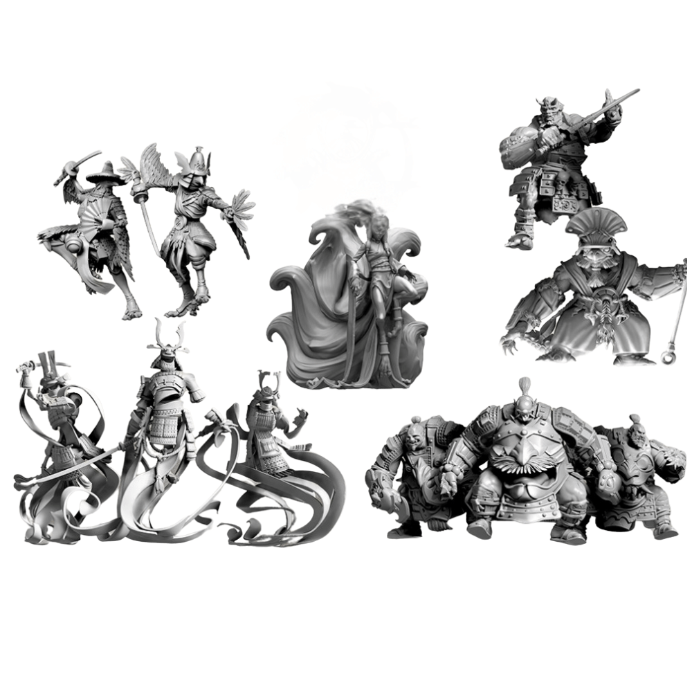 Jeu De Figurines Conquest : Yoroni - Set De Démarrage First Blood Cohort Par Para Bellum Games - Neuf