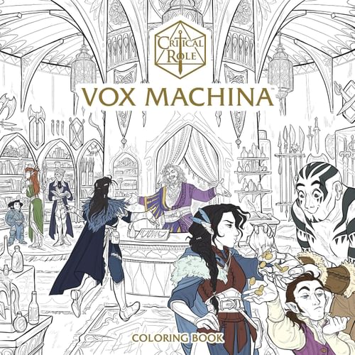Kritická úloha: Vox Machina Omaľovánka Kritická úloha: Vox Machina Omaľovánka