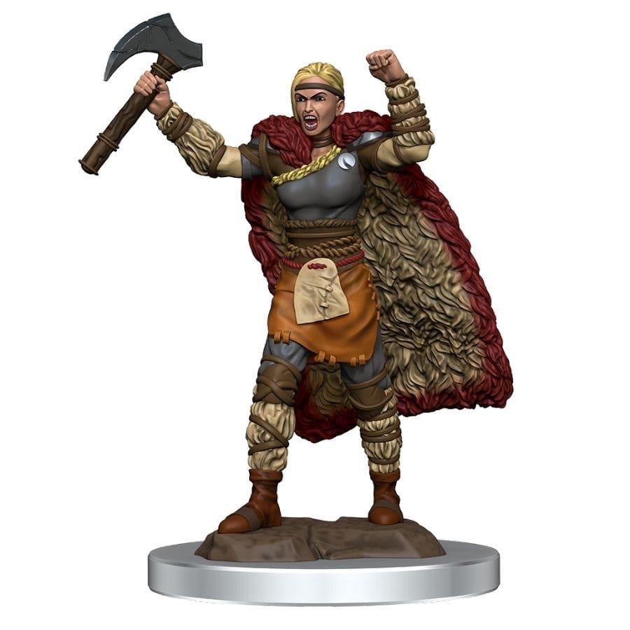D&D Miniatures: Icons of the Realms - Žena Human Barbarian