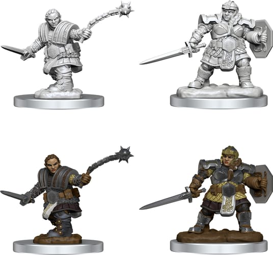 Dungeons & Dragons Nolzur's Marvelous Miniatures: Dwarf Fighter Female Dungeons & Dragons Nolzur's Marvelous Miniatures: Dwarf Fighter Female