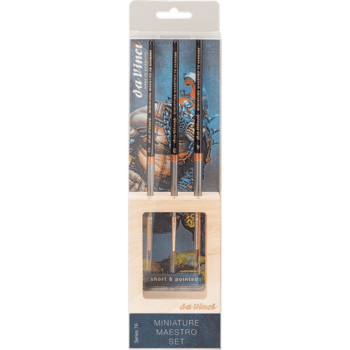 Da Vinci - Maestro Kolinsky Red Sable Brush Set Da Vinci - Maestro Kolinsky Red Sable Brush Set