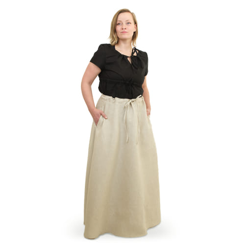 Dámská sukně dlouhá lněná Dámská sukně dlouhá lněná