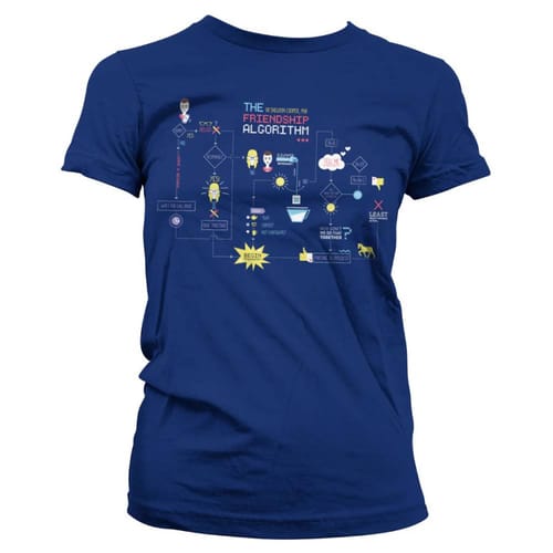 Levně Dámské tričko Big Bang Theory - The Friendship Minions Algorithm