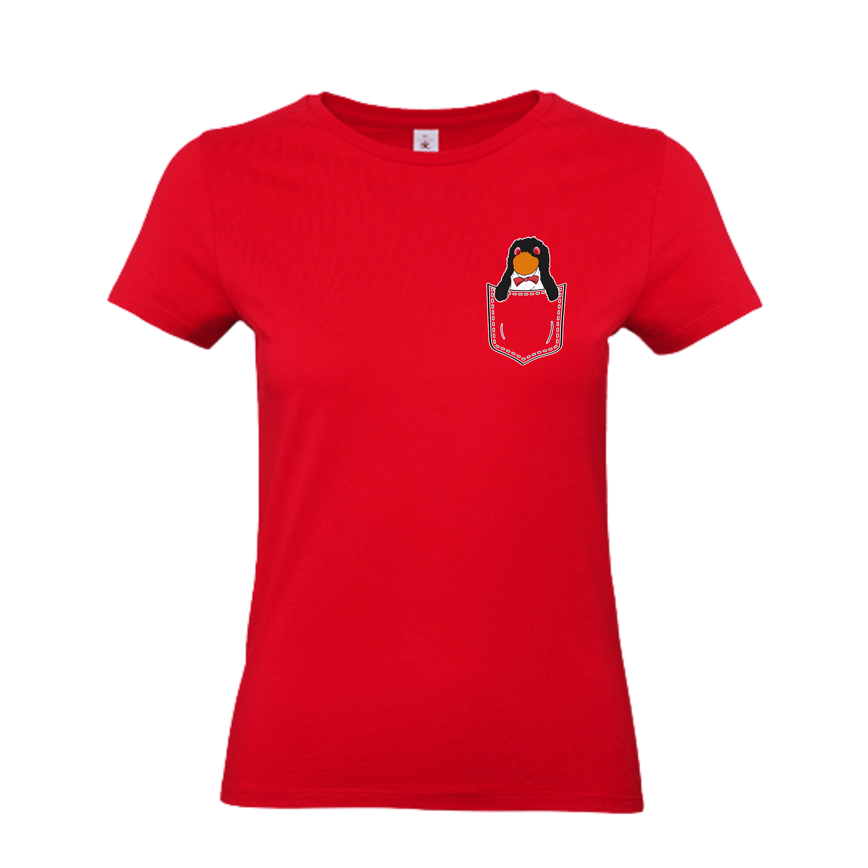 Dámske tričko Červený trpaslík - Pán Filuta (červené)