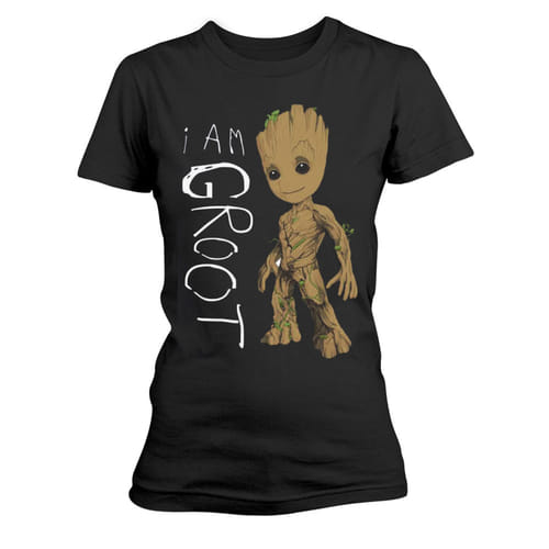 Dámske tričko Guardians of the Galaxy 2 - I Am Groot Dámske tričko Guardians of the Galaxy 2 - I Am Groot