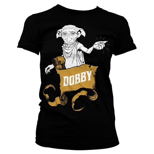 Dámské tričko Harry Potter - domácí skřítek Dobby, černé