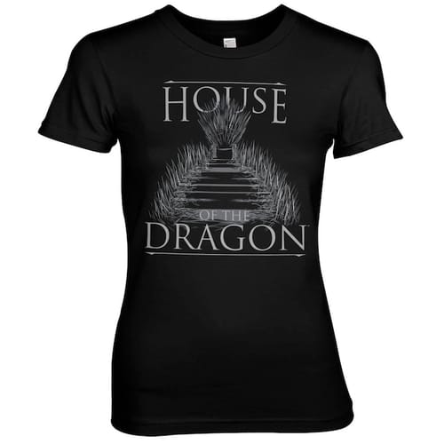 Levně Dámské tričko House Of The Dragon - Iron Throne