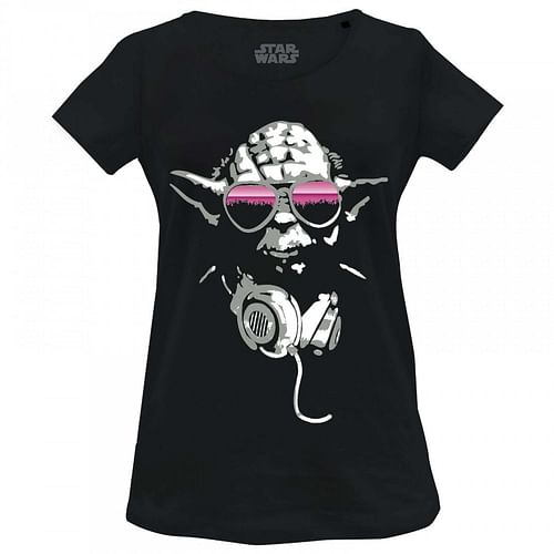 Obrázok imago Dámské tričko Star Wars - DJ Yoda, farba černá, veľkosť S